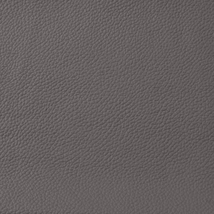 Fauteuil inclinable gris cuir véritable – Image 8