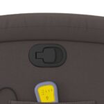 Fauteuil inclinable de massage marron foncé cuir véritable – Image 8