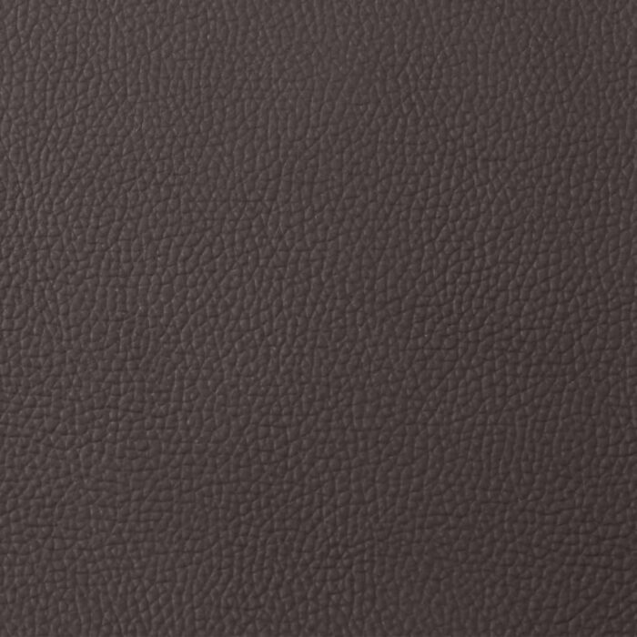 Fauteuil inclinable de massage marron foncé cuir véritable – Image 9