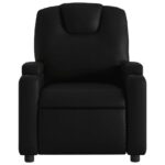 Fauteuil inclinable noir similicuir – Image 4