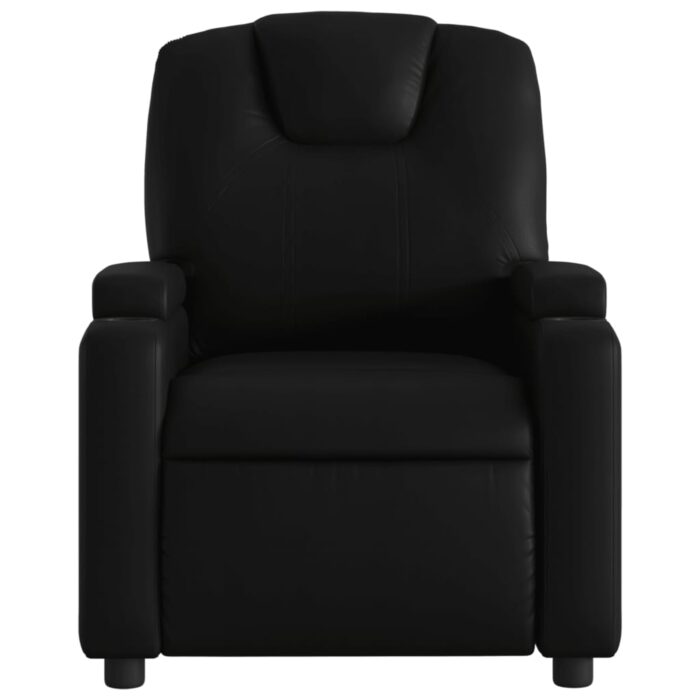 Fauteuil inclinable noir similicuir – Image 4