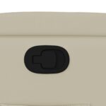 Fauteuil inclinable en similicuir crème – Image 7