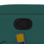 Fauteuil inclinable de massage vert foncé tissu – Image 8