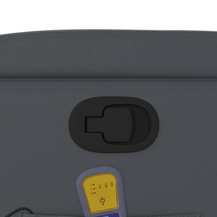 Fauteuil de massage inclinable gris similicuir – Image 8