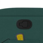 Fauteuil inclinable de massage vert foncé tissu – Image 8