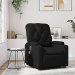 Fauteuil de massage inclinable noir similicuir – Image 10