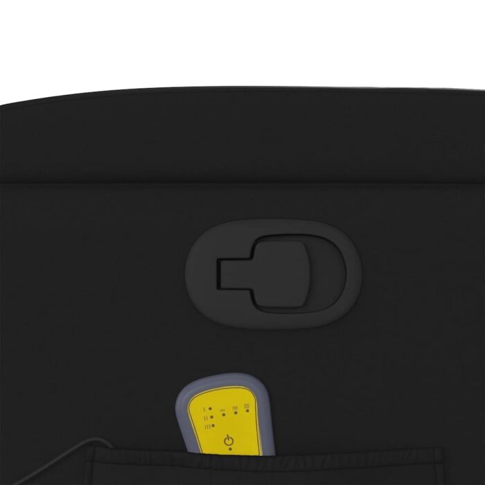 Fauteuil de massage inclinable noir similicuir – Image 8