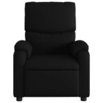 Fauteuil de massage inclinable noir similicuir – Image 5