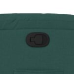 Fauteuil inclinable vert foncé tissu – Image 7