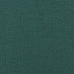 Fauteuil inclinable de massage vert foncé tissu – Image 9