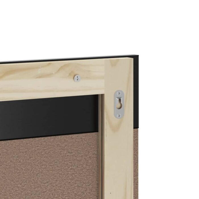 Meubles de salle de bain 3 pcs BERG noir bois de pin massif – Image 6