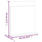 Meubles de salle de bain 3 pcs BERG noir bois de pin massif – Image 9