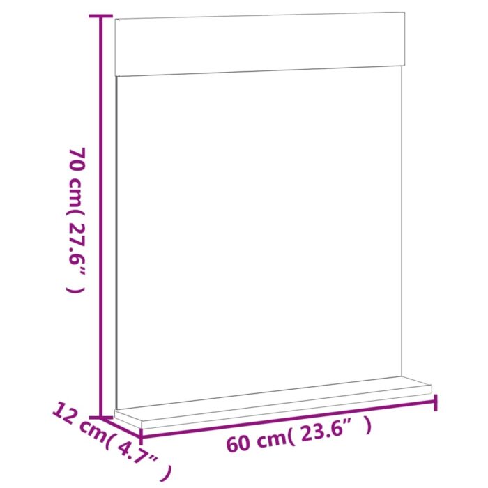 Meubles de salle de bain 3 pcs BERG noir bois de pin massif – Image 9