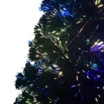 Sapin de Noël artificiel avec support vert 180 cm fibre optique – Image 7