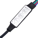 Unités murales TV avec LED 5 pcs chêne sonoma bois d'ingénierie – Image 13