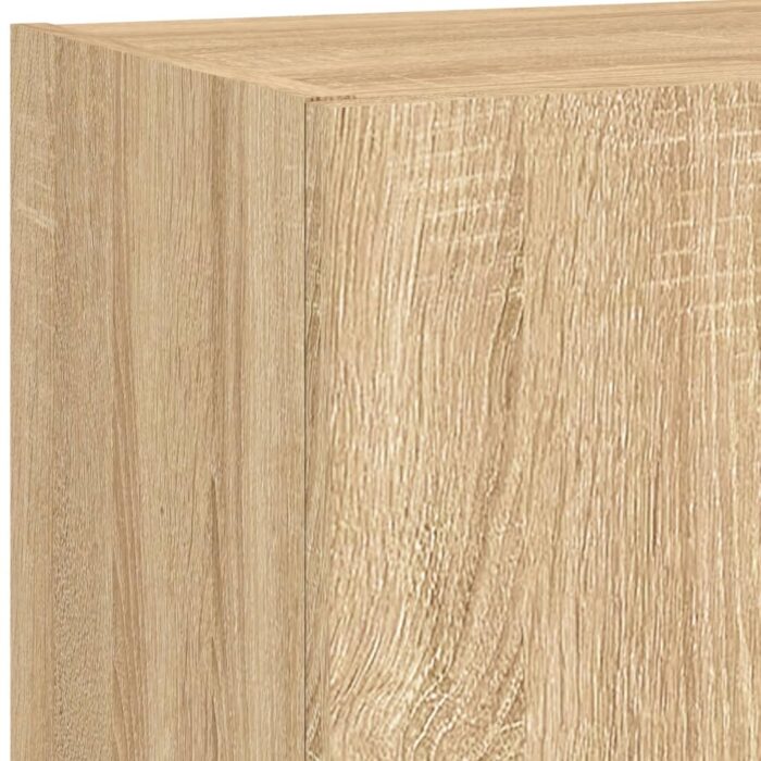3216727_9.jpg Unités murales TV avec LED 5 pcs chêne sonoma bois d'ingénierie – Image 9
