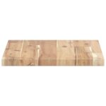 Étagère flottante 60x30x2 cm bois d'acacia massif non traité – Image 3