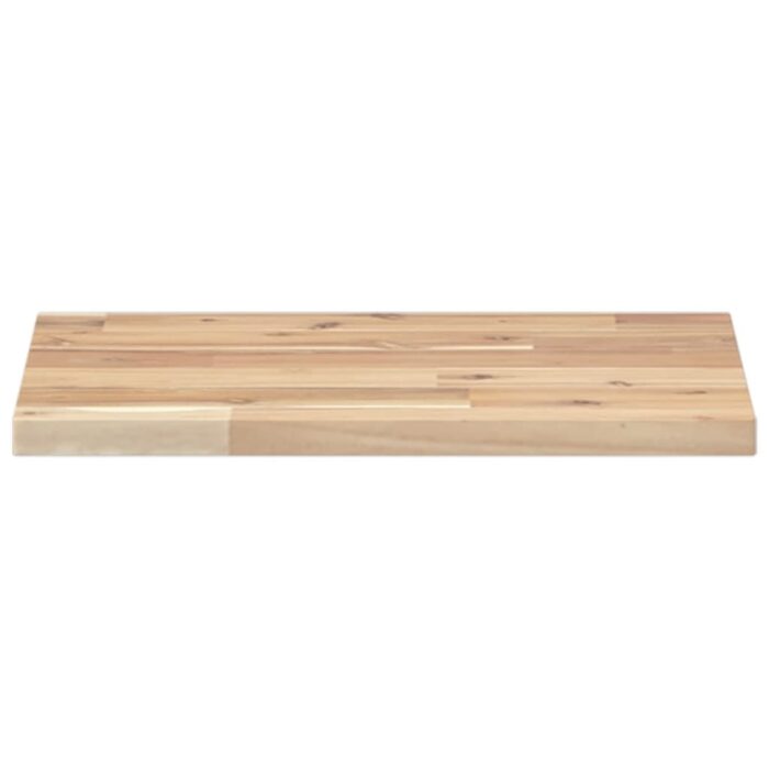 Étagères flottantes 2 pcs 60x30x2 cm acacia massif non traité – Image 2