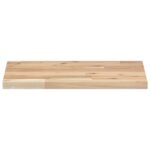 Étagères flottantes 3 pcs 60x30x2 cm acacia massif non traité – Image 2