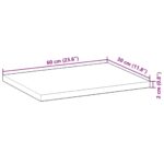 Étagères flottantes 3 pcs 60x30x2 cm acacia massif non traité – Image 7