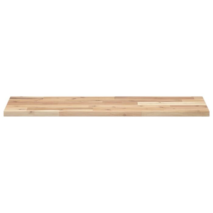 Étagères flottantes 2 pcs 100x30x2 cm acacia massif non traité – Image 2