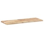 Étagères flottantes 2 pcs 100x30x2 cm acacia massif non traité – Image 4