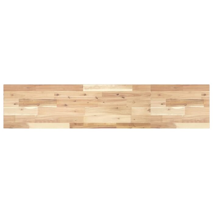 Étagères flottantes 3 pcs 120x30x2 cm acacia massif non traité – Image 5