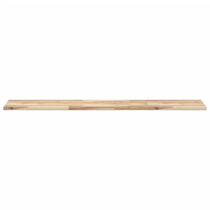 Étagères flottantes 3 pcs 140x30x2 cm acacia massif non traité – Image 2