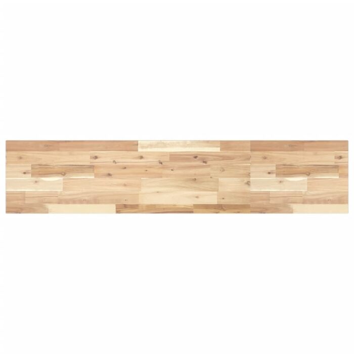 Étagères flottantes 3 pcs 140x30x2 cm acacia massif non traité – Image 5