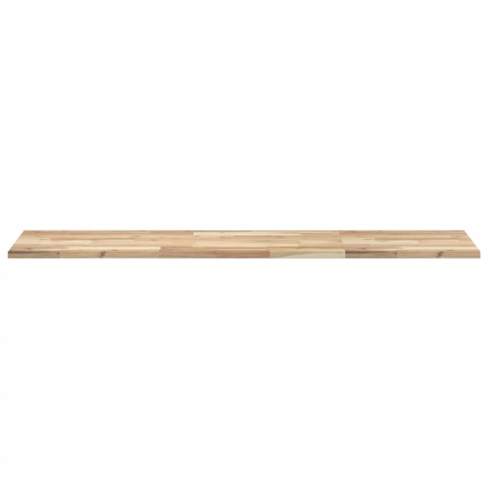 Étagères flottantes 4 pcs 120x40x2 cm acacia massif non traité – Image 2