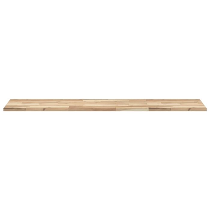Étagères flottantes 2 pcs 140x40x2 cm acacia massif non traité – Image 2