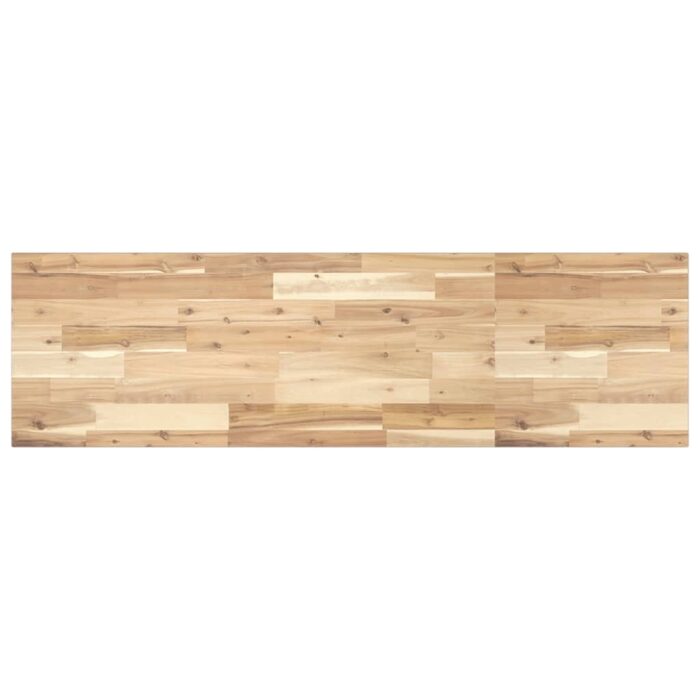 Étagères flottantes 2 pcs 140x40x2 cm acacia massif non traité – Image 5