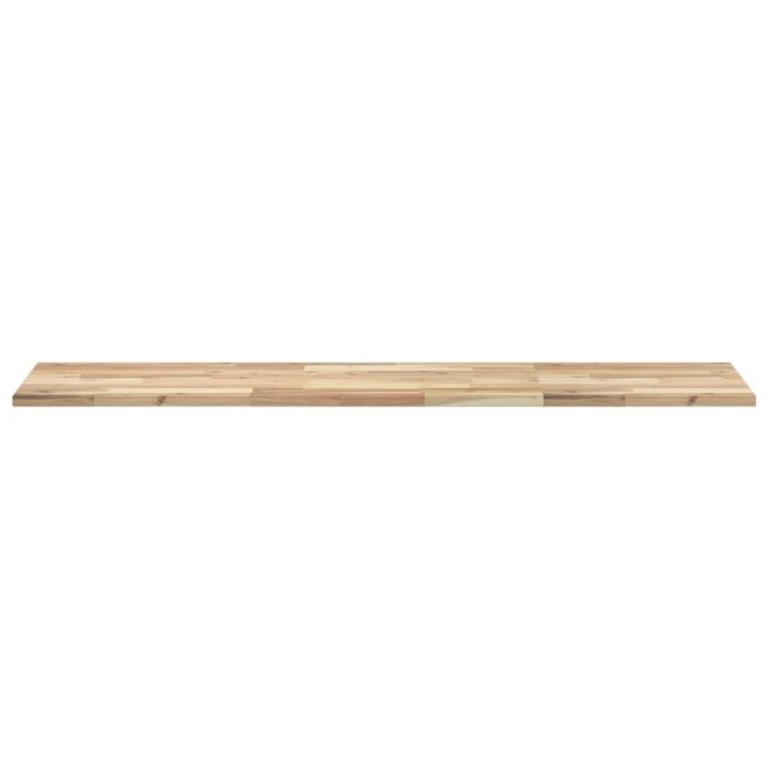 Étagère flottante 160x40x2 cm bois d'acacia massif non traité – Image 2