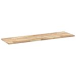 Étagère flottante 160x40x2 cm bois d'acacia massif non traité – Image 4