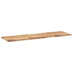 Étagères flottantes 3 pcs 120x40x2 cm acacia massif à l'huile – Image 4