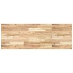 Dessus de meuble de salle de bain non traité bois d'acacia