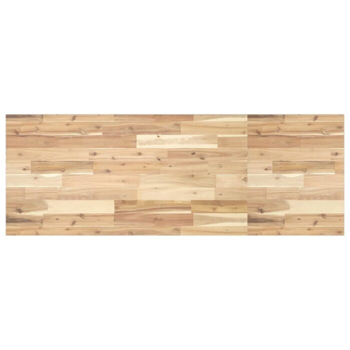 Dessus de meuble de salle de bain non traité bois d'acacia – Image 1