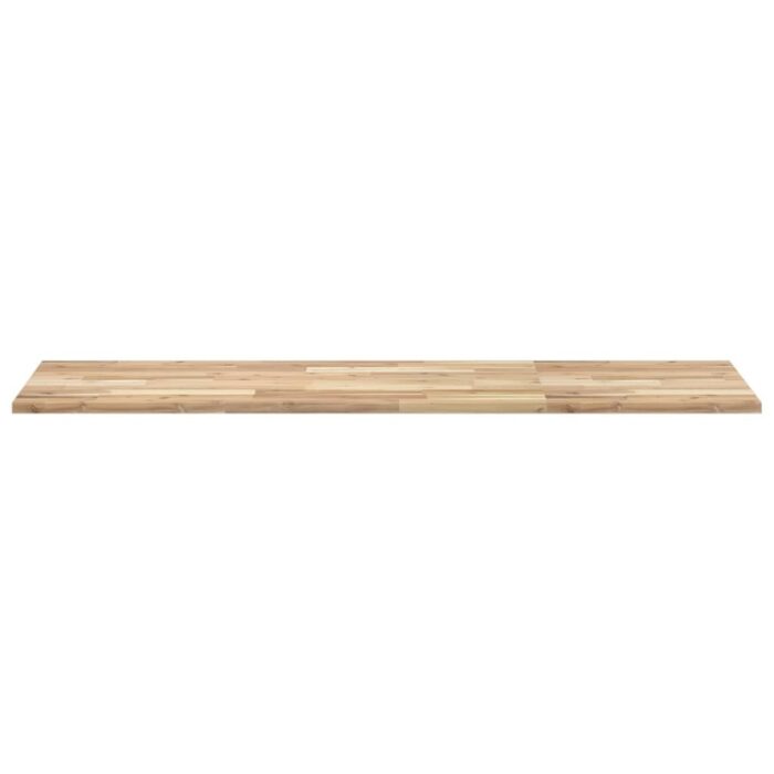 Dessus de meuble de salle de bain non traité bois d'acacia – Image 2
