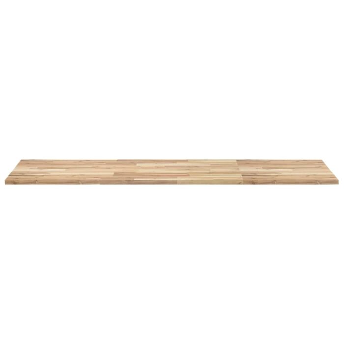 Dessus de meuble de salle de bain non traité bois d'acacia – Image 2