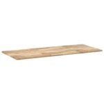 Dessus de meuble de salle de bain non traité bois d'acacia – Image 5