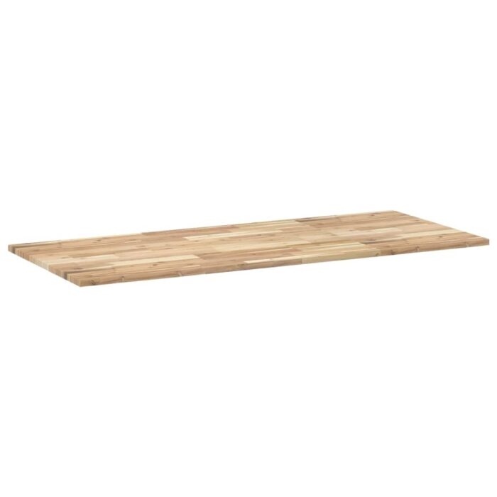 Dessus de meuble de salle de bain non traité bois d'acacia – Image 5