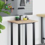 Dessus de bureau non traité 100x50x2 cm bois d'acacia massif – Image 4