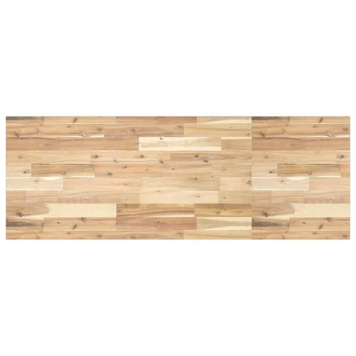 3279723_1.jpg Dessus de bureau non traité 140x50x2 cm bois d'acacia massif – Image 1