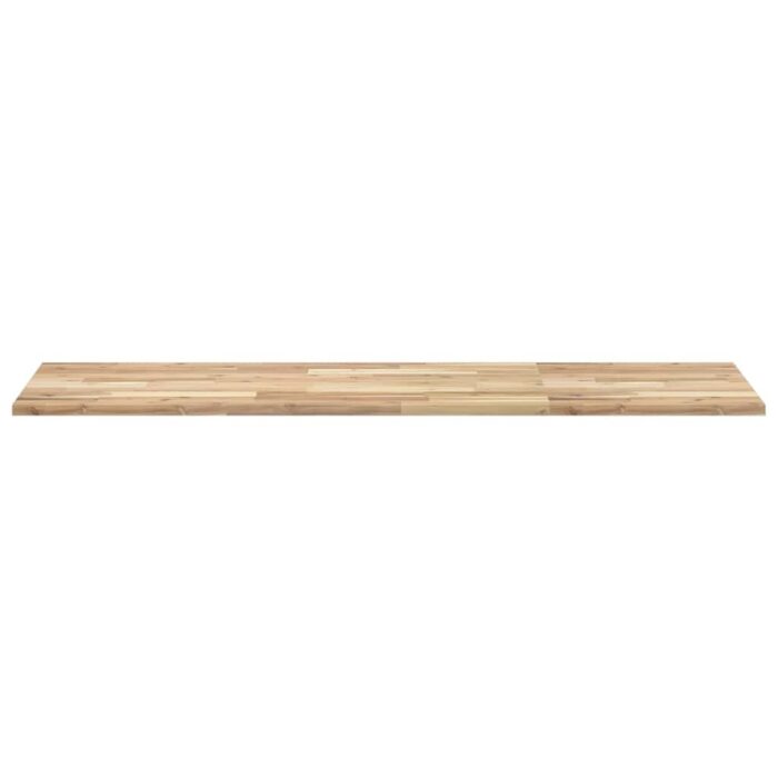 Dessus de bureau non traité 140x50x2 cm bois d'acacia massif – Image 3