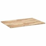 Dessus de bureau non traité 100x70x2 cm bois d'acacia massif – Image 3