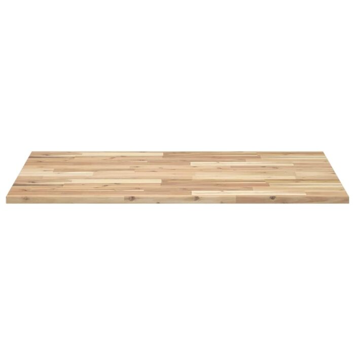 Dessus de bureau non traité 100x70x2 cm bois d'acacia massif – Image 4
