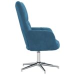 Chaise de relaxation Bleu Velours – Image 2