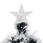 Arbre de Noël pré-éclairé vert et blanc 64 cm fibre optique – Image 4