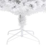 Arbre de Noël artificiel pré-éclairé blanc 150 cm fibre optique – Image 7