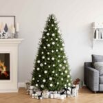 Ensemble de boules de Noël 100 pcs Blanc